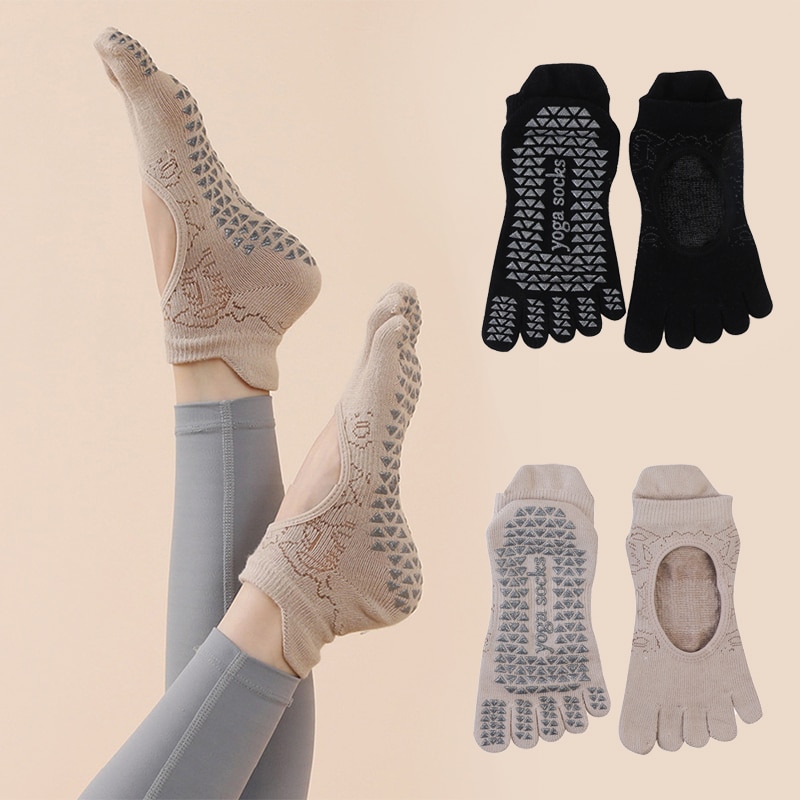 Medias Para Pilates Y Yoga - Chaussettes de yoga coordonnantes à cinq