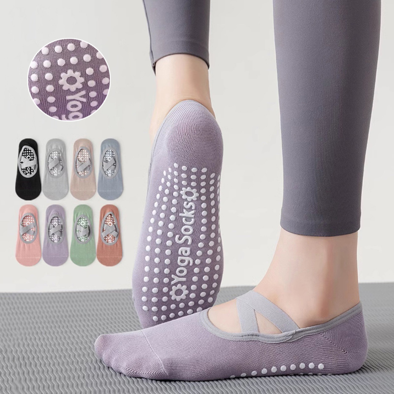 Medias Para Pilates Y Yoga - Chaussettes de Yoga respirantes à fond