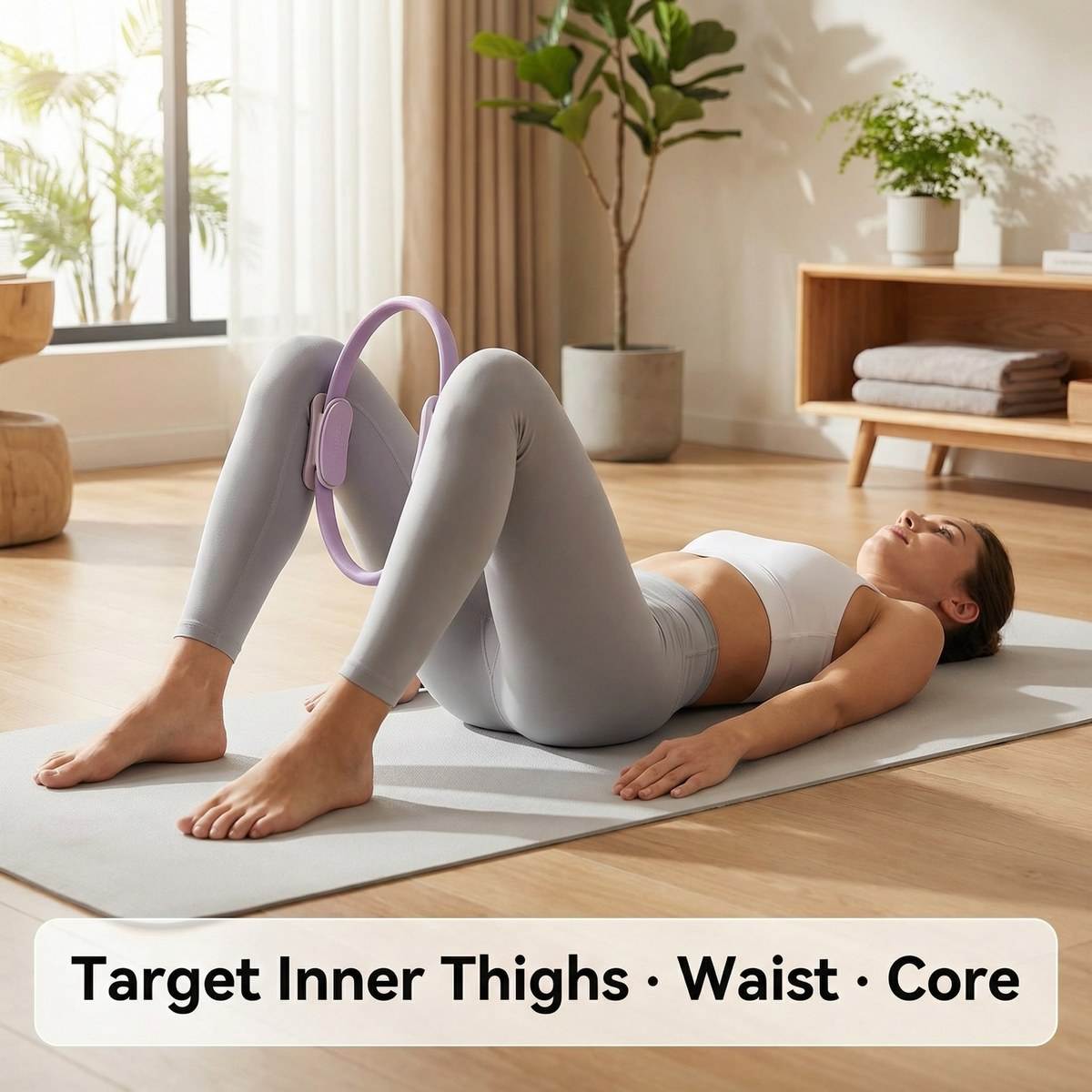 Pilates Yoga Tone - Anneau de Pilates de 38 cm,