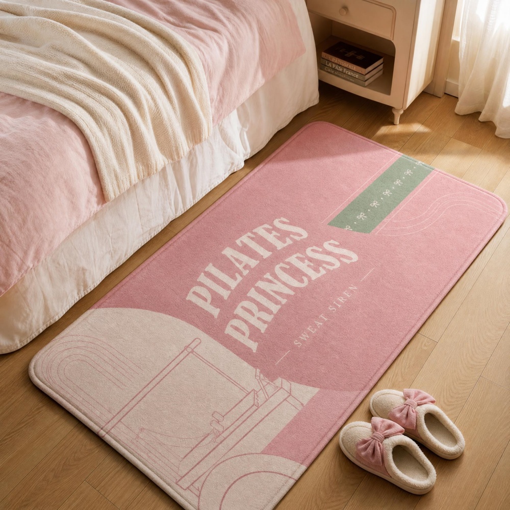 Pilates Yoga Garage - Tapis de sol rectangulaire en flanelle
