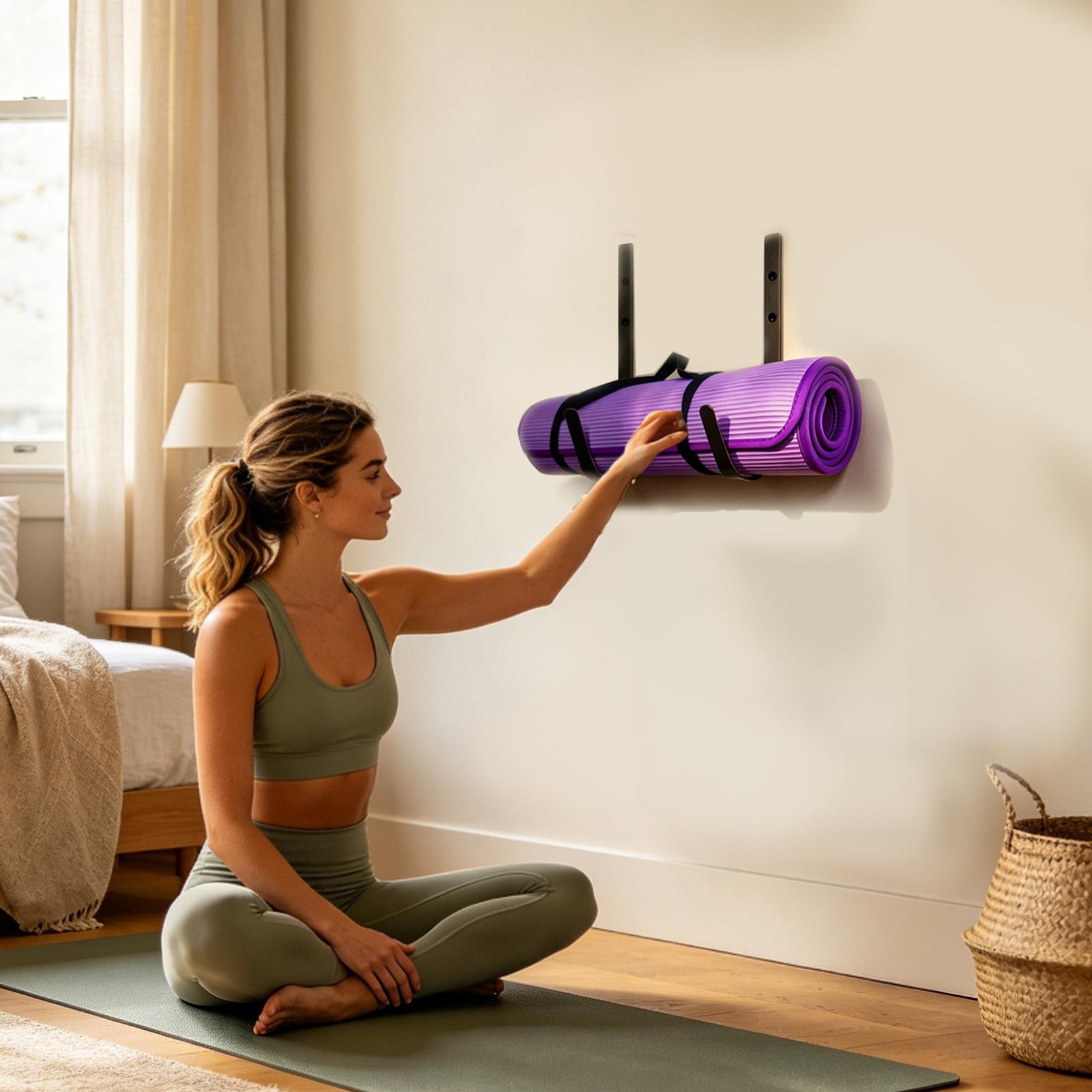 Support mural pour tapis de yo - Pilates Yoga Garage avis et prix