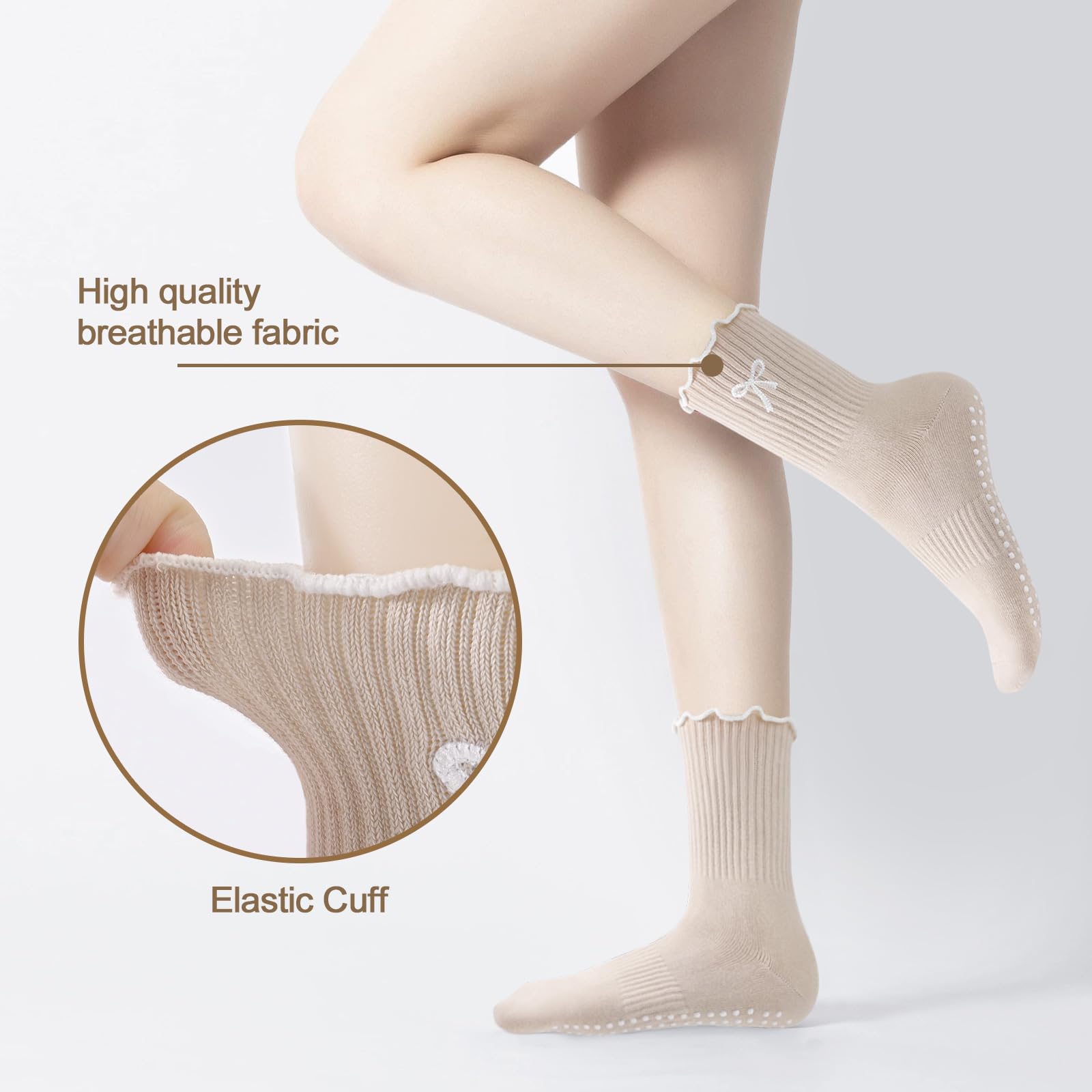 3 paires de chaussettes de Pil - Medias Para Pilates Y Yoga avis et prix