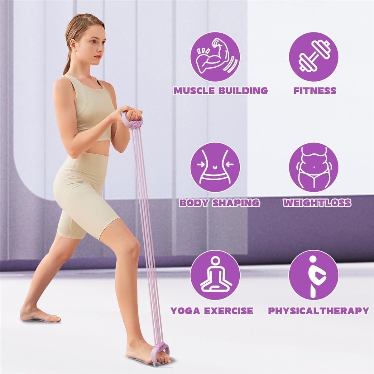 Bandes de résistance Figure 8  - Pilates Yoga Tone avis et prix