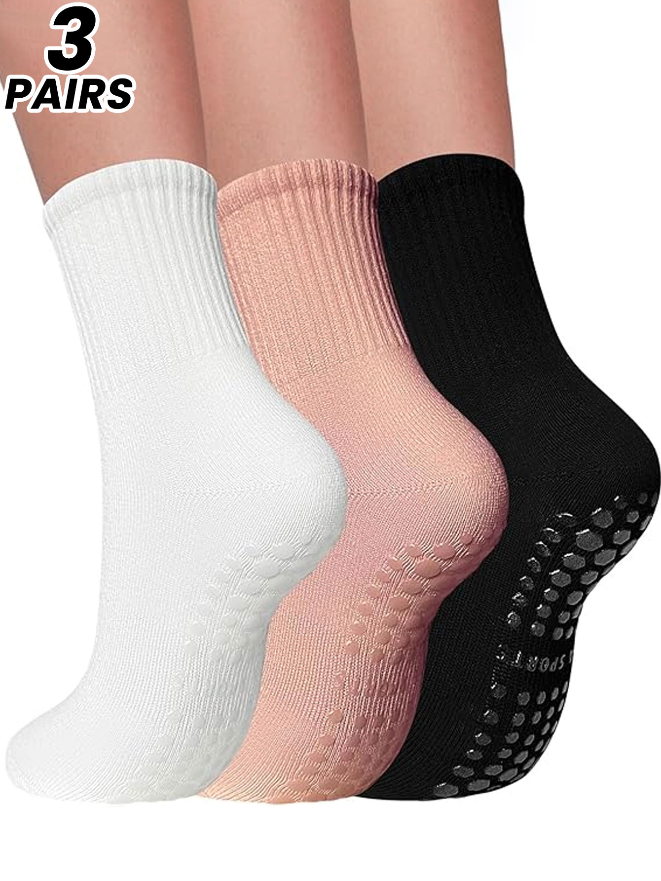 3 paires de chaussettes de yog - Medias Para Pilates Y Yoga avis et prix